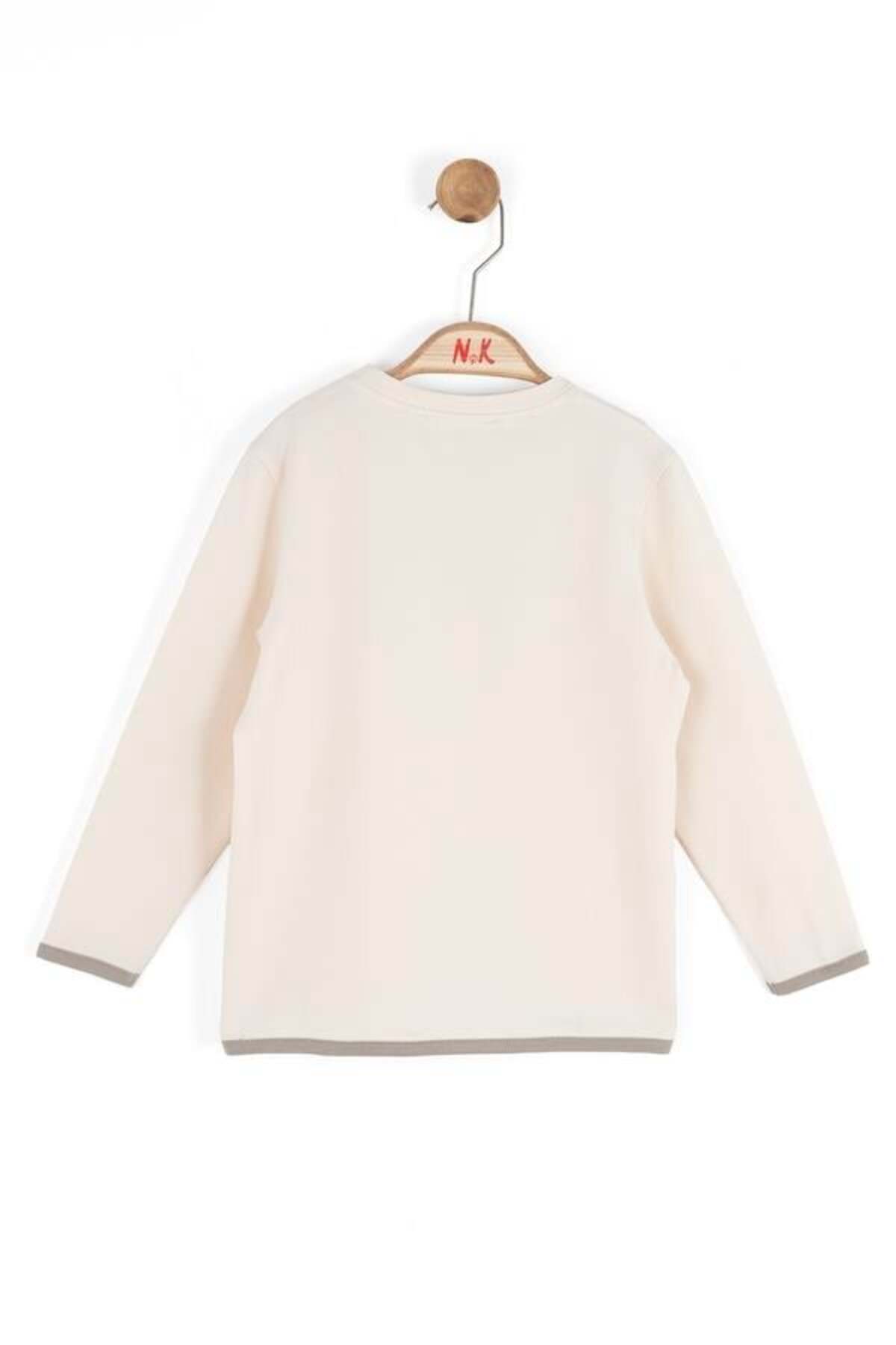 NK Erkek Bebek New Sweatshirt 1-4 Yaş Gri fotoğrafı 2 (önizleme)