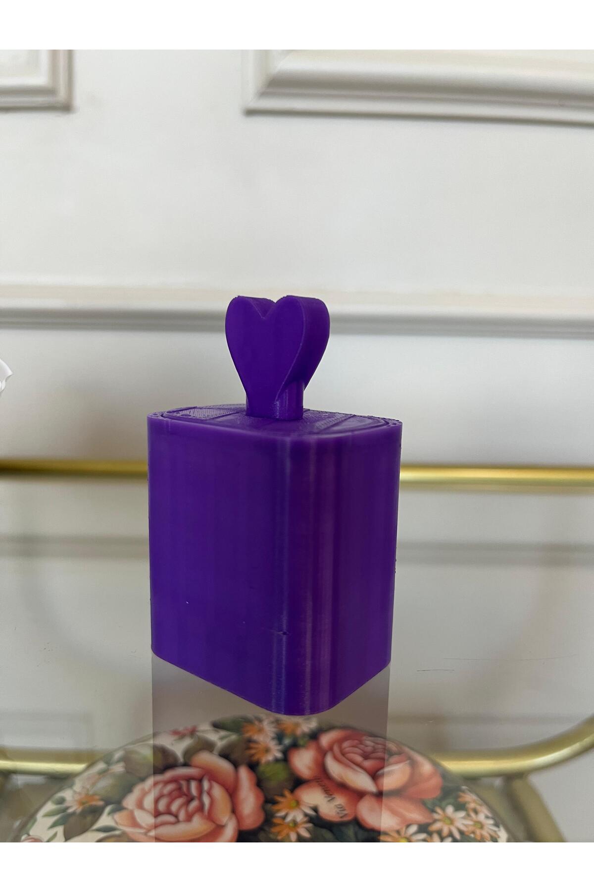 Buz Küpü, Gua Sha, Göz ve Boyun Masajı, Cilt Bakımı, Göz Torbalarını Giderme, Buz Kalıbı — بنفش 3DHeart123 — تصویر 3 از 4