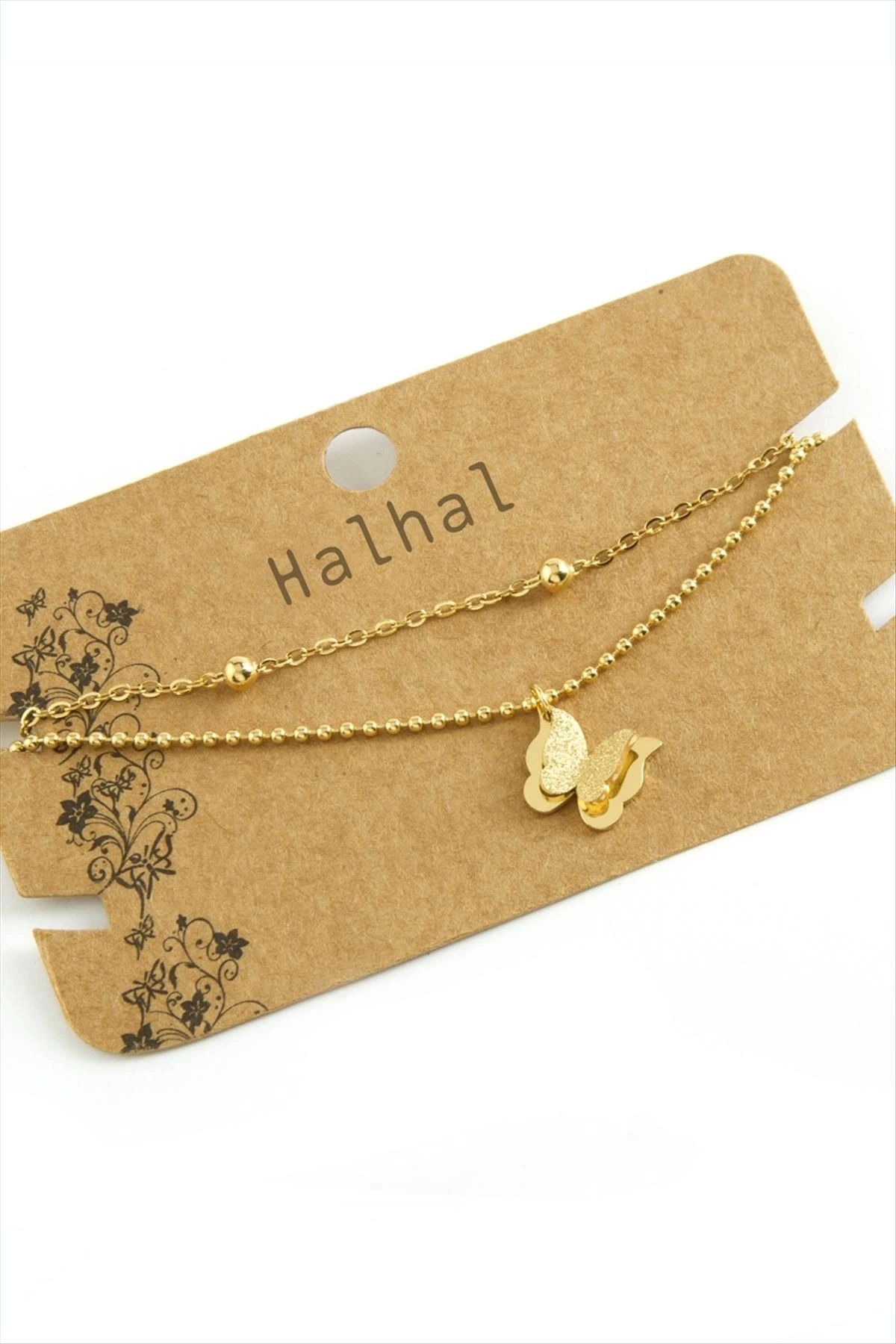 Glowify Store Kelebek Lüks Çelik Halhal