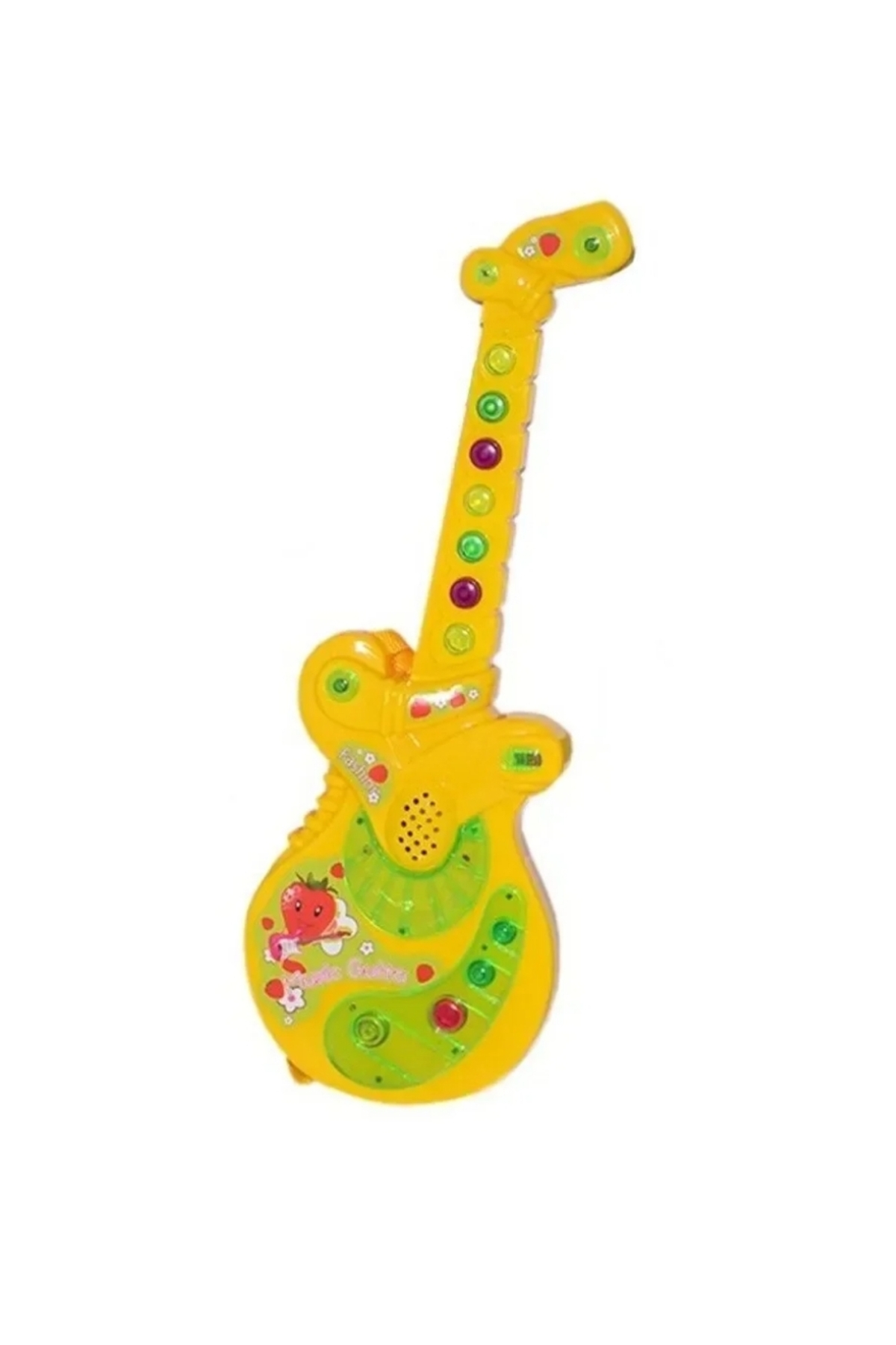 CharmPlay Müzikli Gitar Oyuncak Çocuklar İçin Işıklı ve Sesli Eğitici Gitar Harika Eğlence Seçeneği fotoğrafı 2 (önizleme)