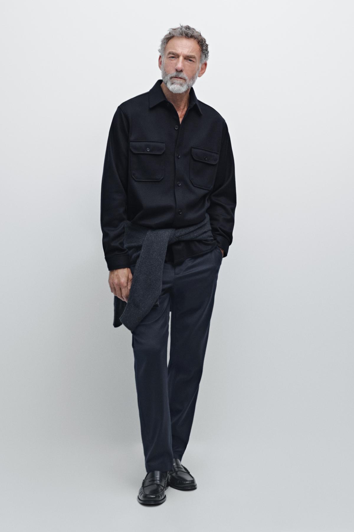 ماسیمو دوتی ژاکت سبک با جیب روی سینه