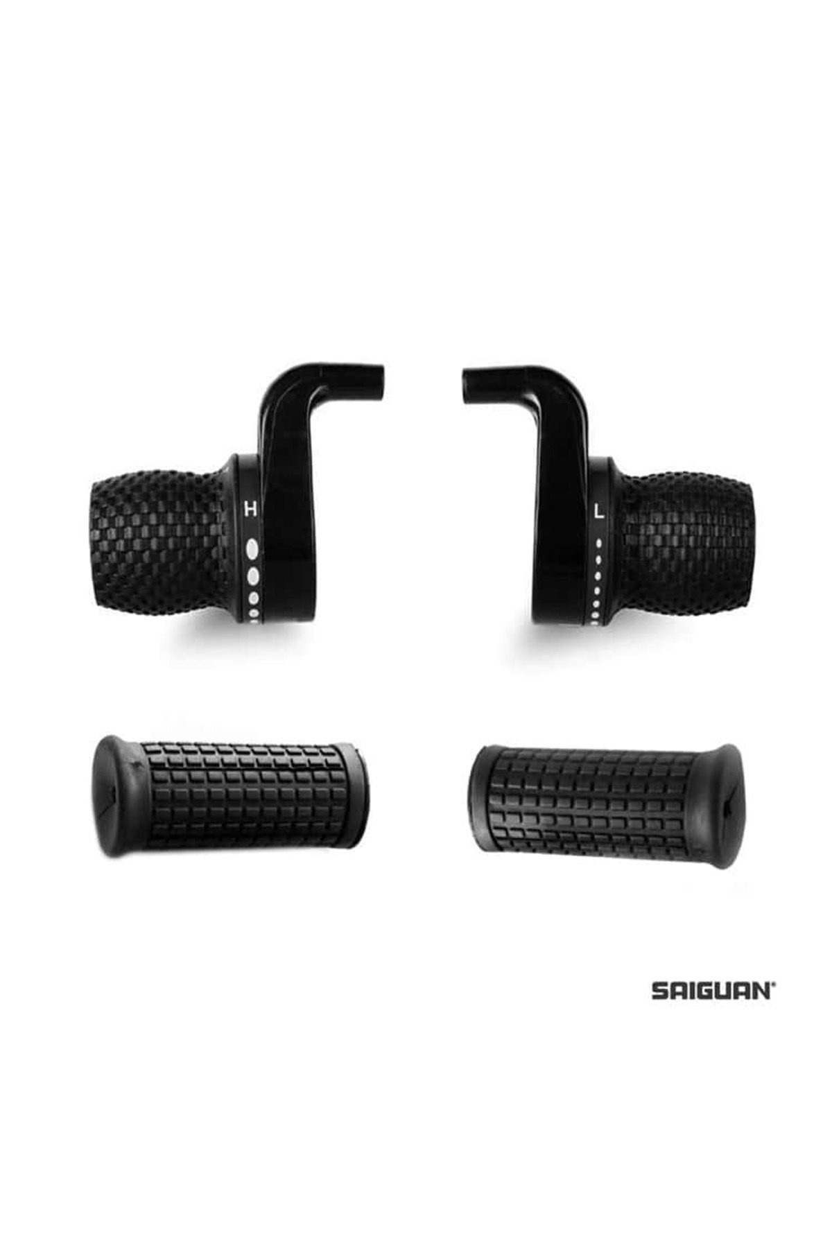 PeraPelis Saıguan Bisiklet Vites Kolu Siyah 3x7 (Takım)