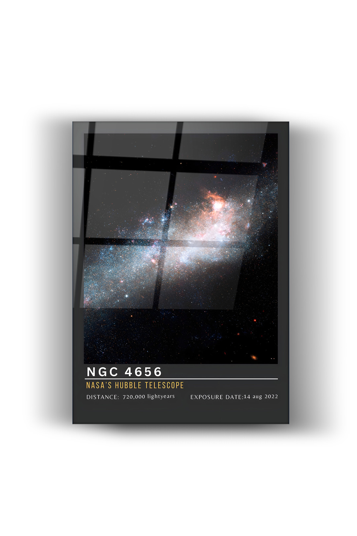 NGC 4656 Galaksi-Cam Tablo-Ev-Ofis-Dekorasyon