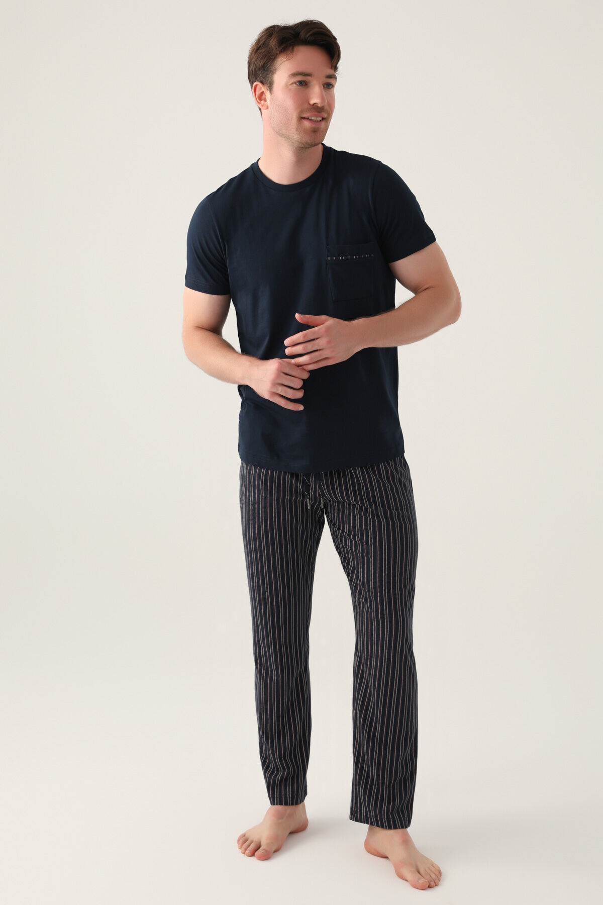 Erkek Siyah Pijama Takımı - 2