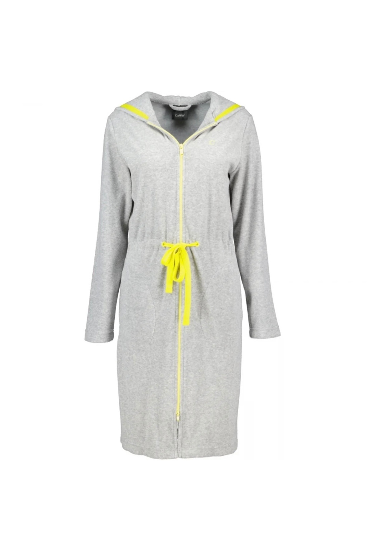 made by sade Kapüşonlu Fermuarlı Kadın Bornozu