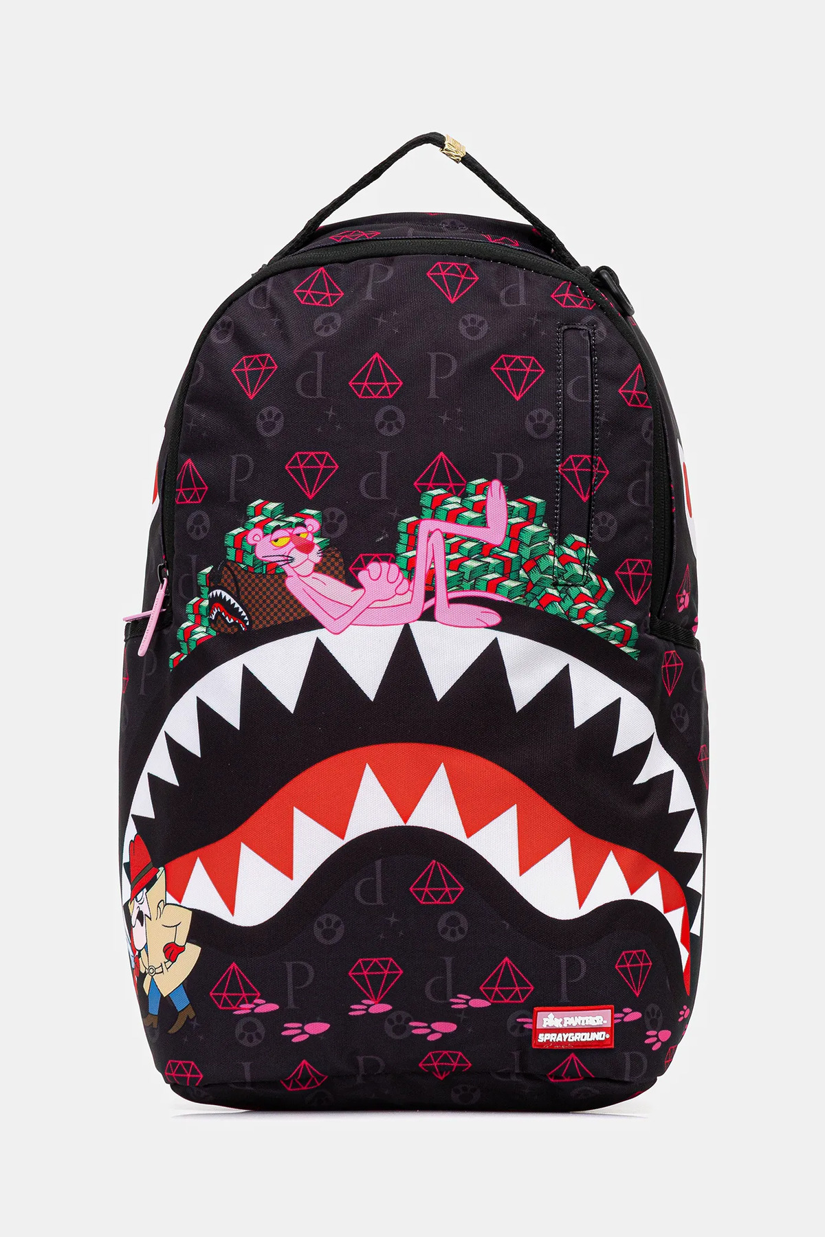 Sprayground - Pink Panther Paw Prints Dlxr Backpack- Trendyol
