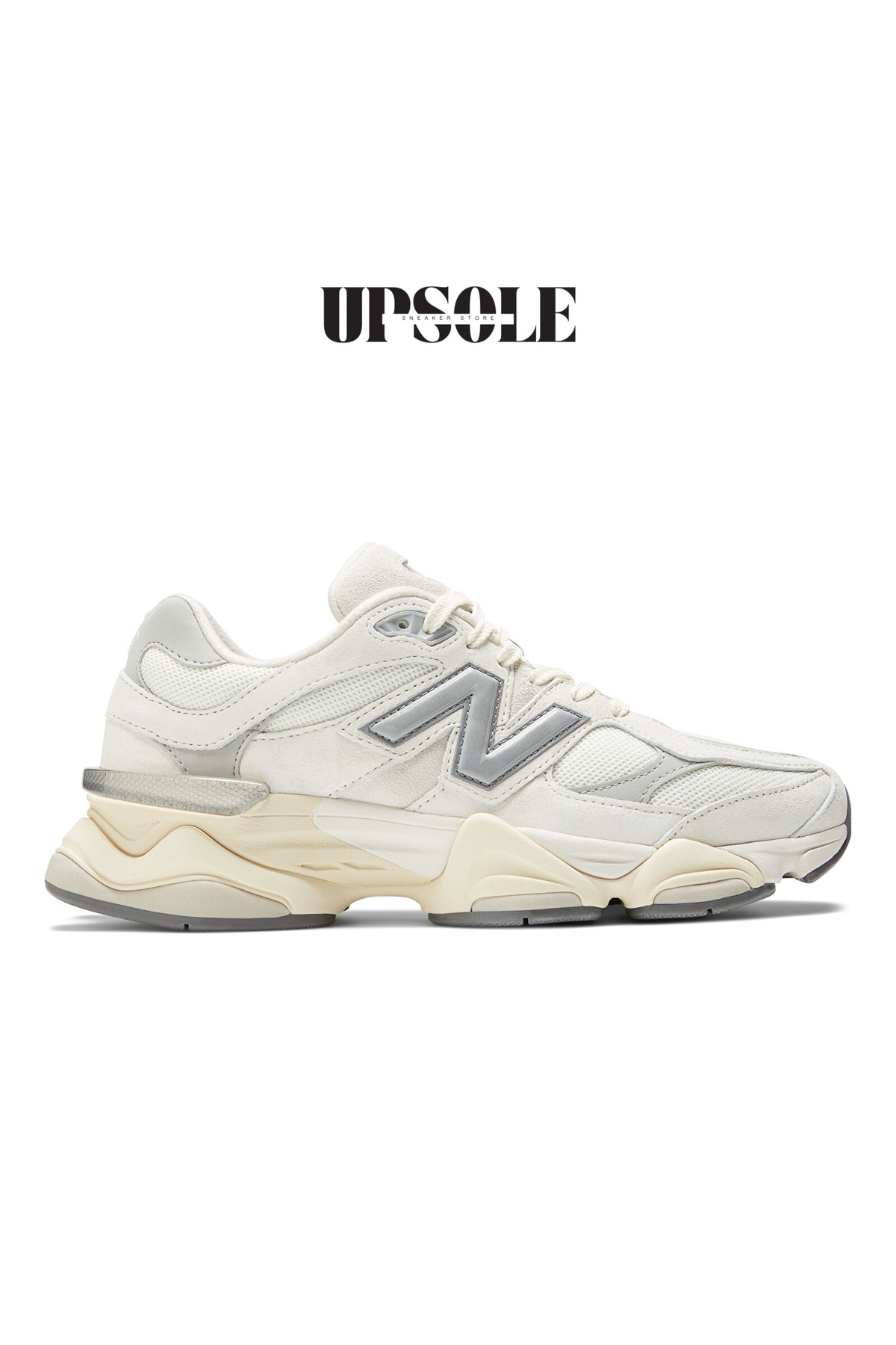کفش ورزشی راحتی سفید یونیسکس U9060ECA مدل Sea Salt نیو بالانس کفش اسنیکر New Balance