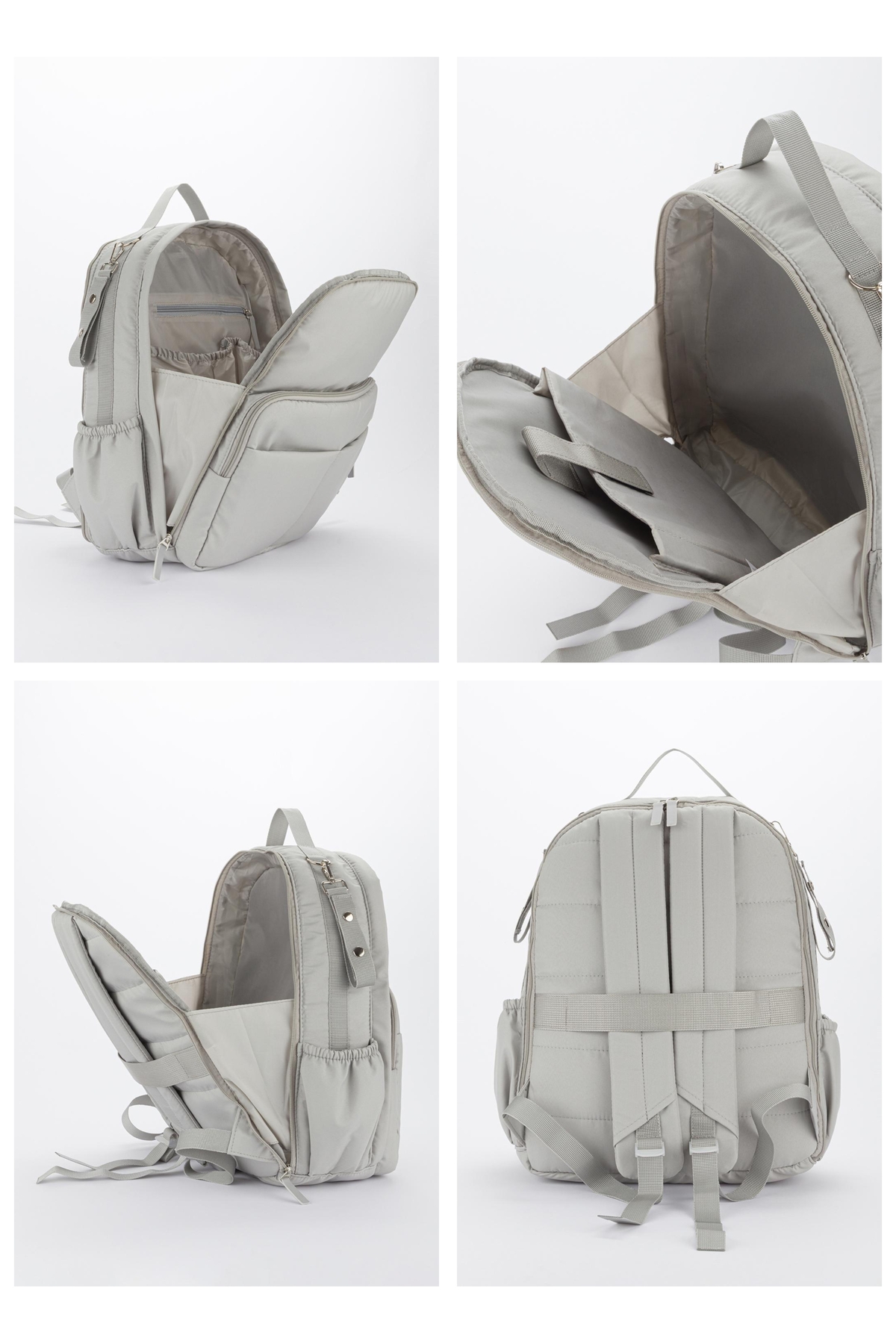 Avşar Baby Lüx Premium Jumbo Boy Anne Bebek Bakım Sırt Çantası Biberon Termos Gözlü fotoğrafı 2 (önizleme)