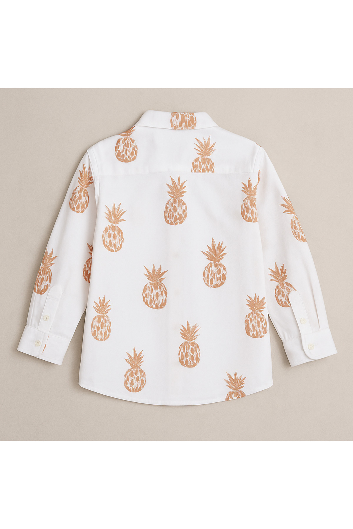 GenelTedarik 🍍 Ananas Desenli Bebek Gömlek fotoğrafı 2 (önizleme)