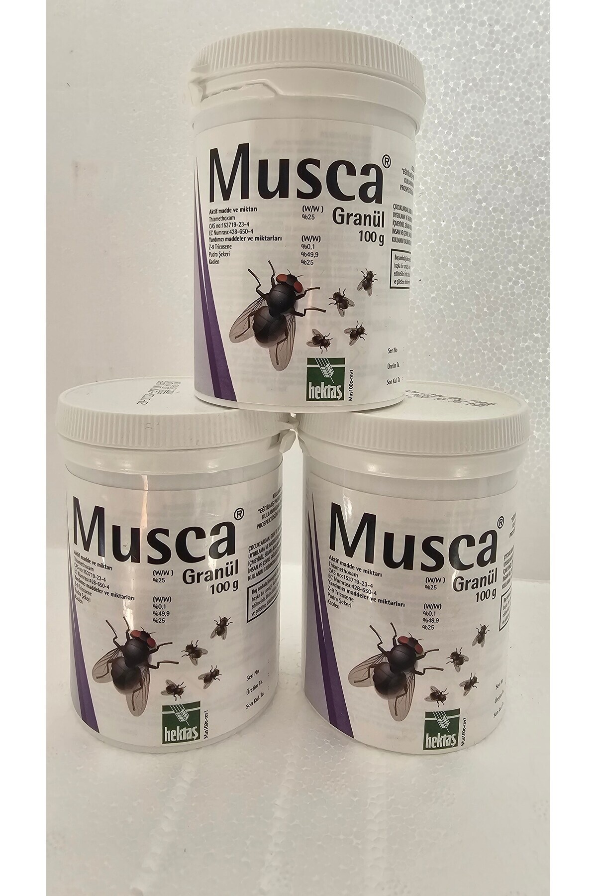 HEKTAŞ Musca Granül 100 gr Kara Sinek İlacı
