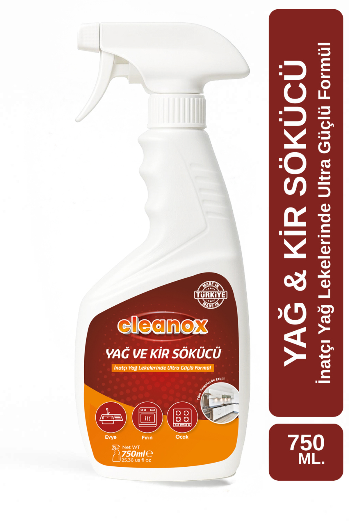 cleanox Yağ Kir ve Kireç Sökücü