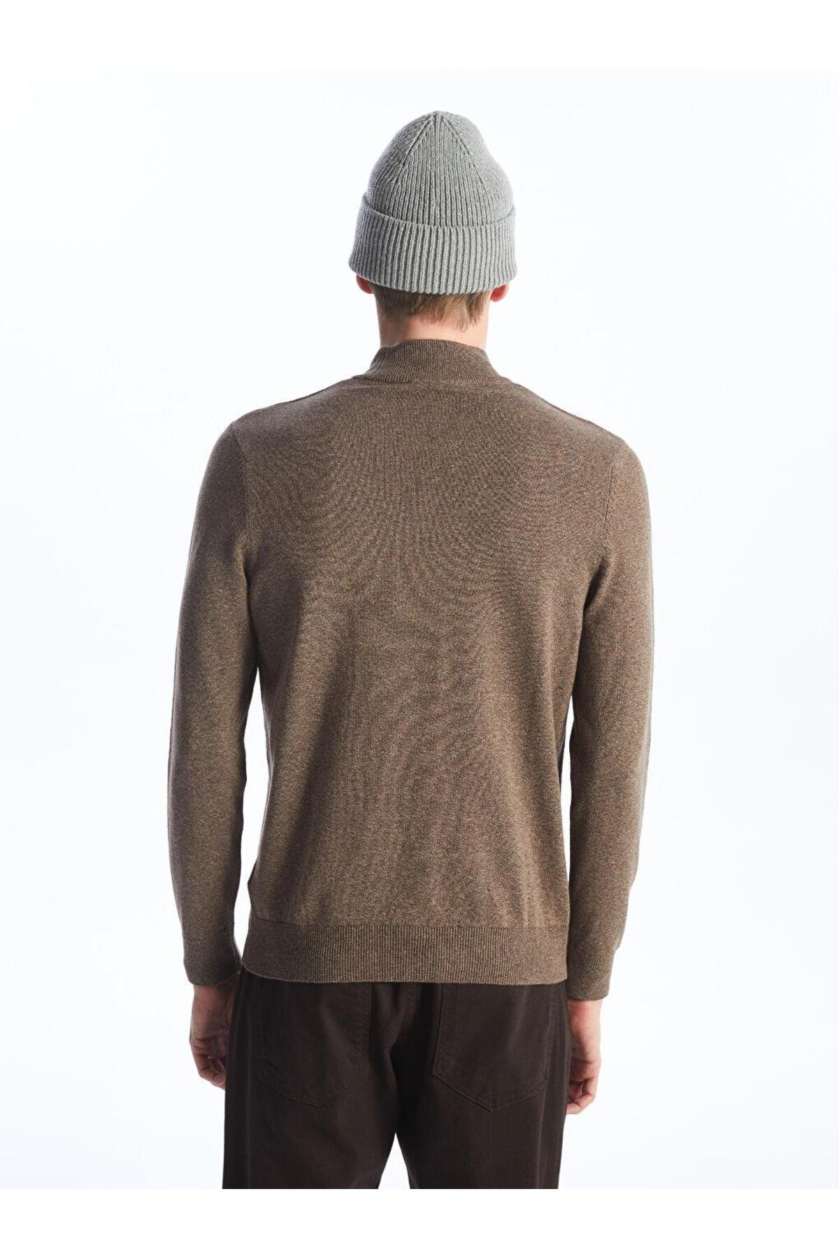 بافت مردانه راسته آستین بلند | ال سی وایکیکی LC Waikiki W54154Z8 - تصویر 5