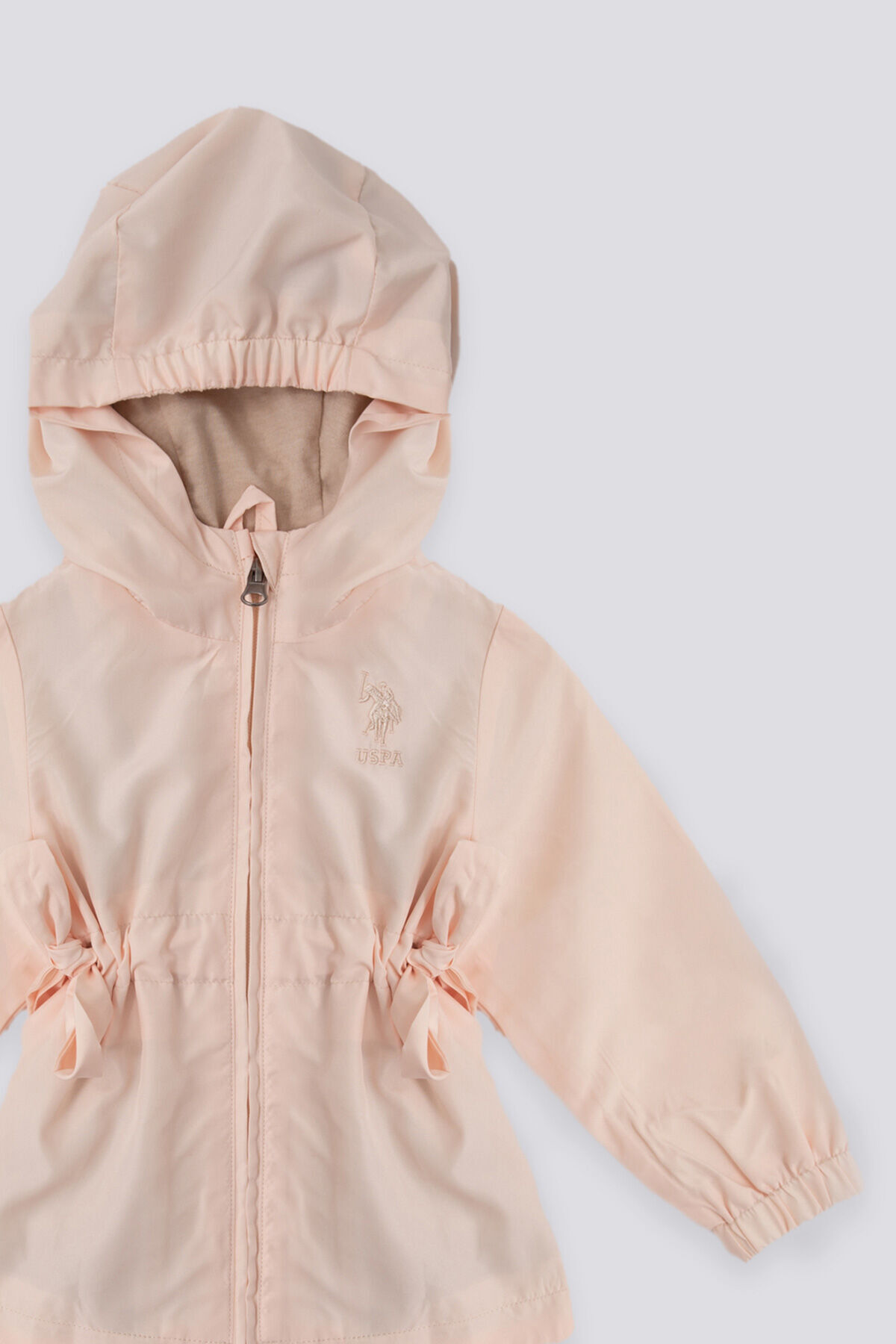 U.S. Polo Assn. U.S. Polo Assn Kız Bebek Mavi Yağmurluk fotoğrafı 3 (önizleme)