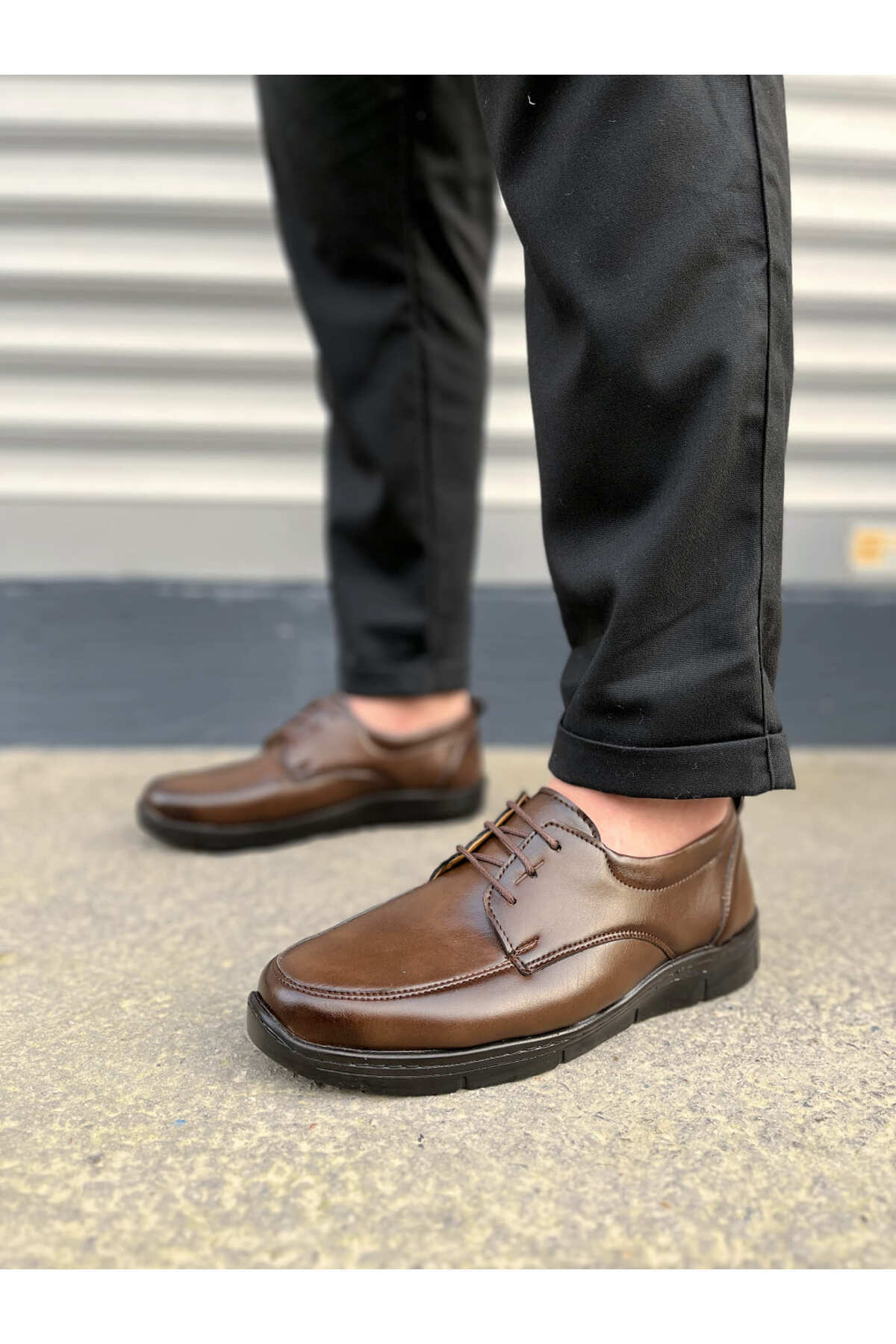 کفش کلاسیک مردانه کلاسیکا بنددار مدل JY0510 CST - قهوه‌ای Zapatos