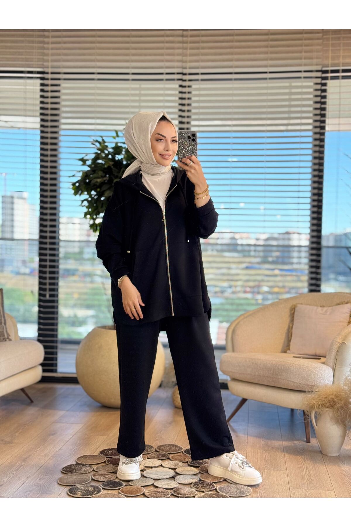 ALANURMODA 22742 Fermuarlı Kapşonlu Takım - Fiyatı, Yorumları