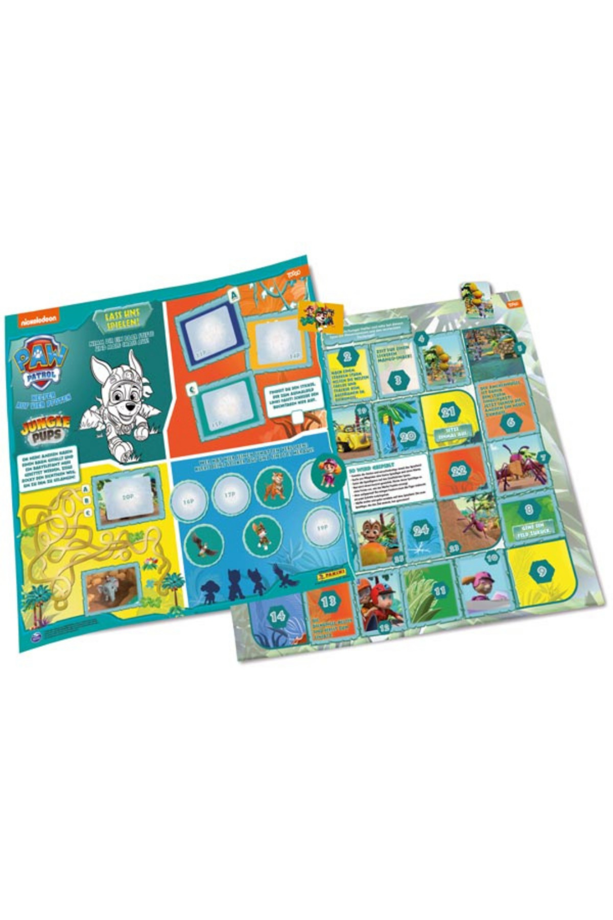 Next Plus Lisanslı Disney Panini Paw Patrol Jungle Pups Sticker Album+Box of 36 (180 Çıkartma) fotoğrafı 5 (önizleme)