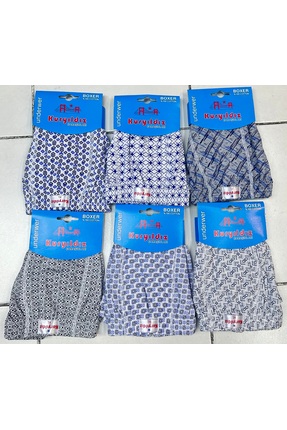 Kuryıldız Erkek Desenli Empirme 6’lı Boxer