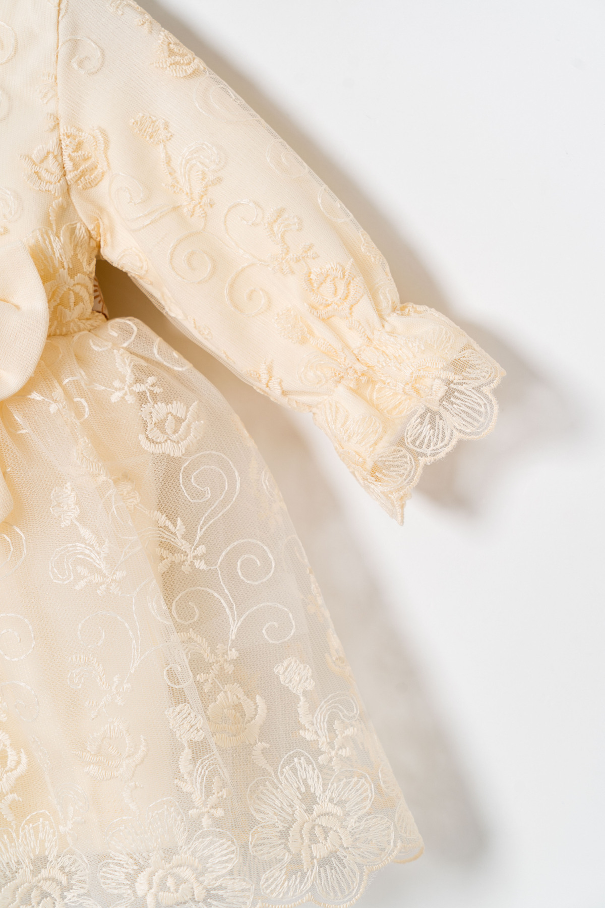 Miniday Baby Kız Bebek Mevlütlük Elbise Bandanalı Dantelli Yeni doğan Hastane çıkışı Gelinlik Abiye Mevlitlik 31 fotoğrafı 4 (önizleme)