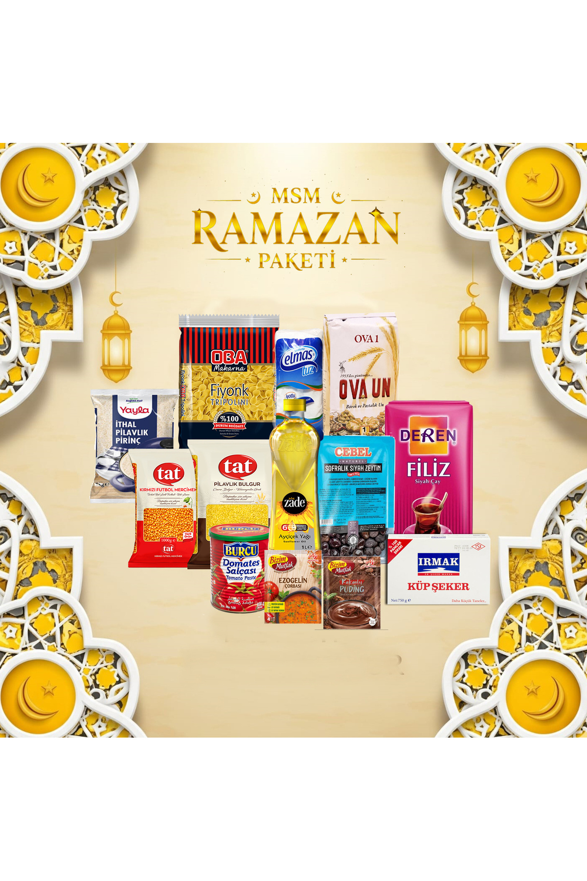 MSM Ekonomik Erzak Kolisi Ramazan Paketi No36 13 Parça