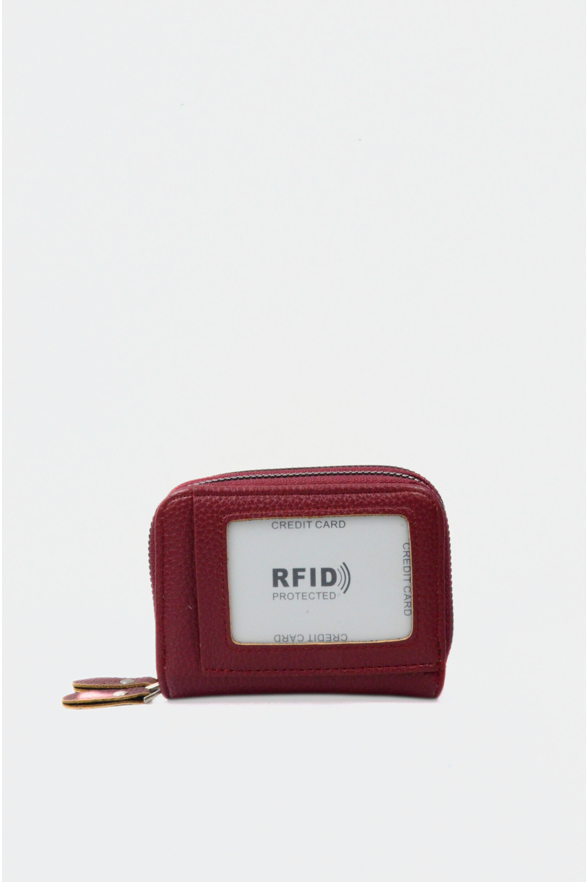 Mazel Design 4613 Çok Gözlü Hakiki Deri Kartlık Cüzdan, RFID Korumalı, Fermuarlı ve Bozuk Para Bölmeli