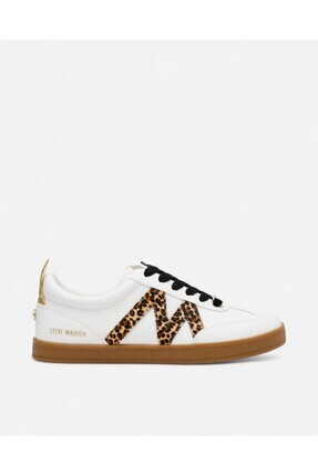 Steve Madden DEGREEE WHITE/LEO Kadın Beyaz Sneakers DEGREEE-WHITE
