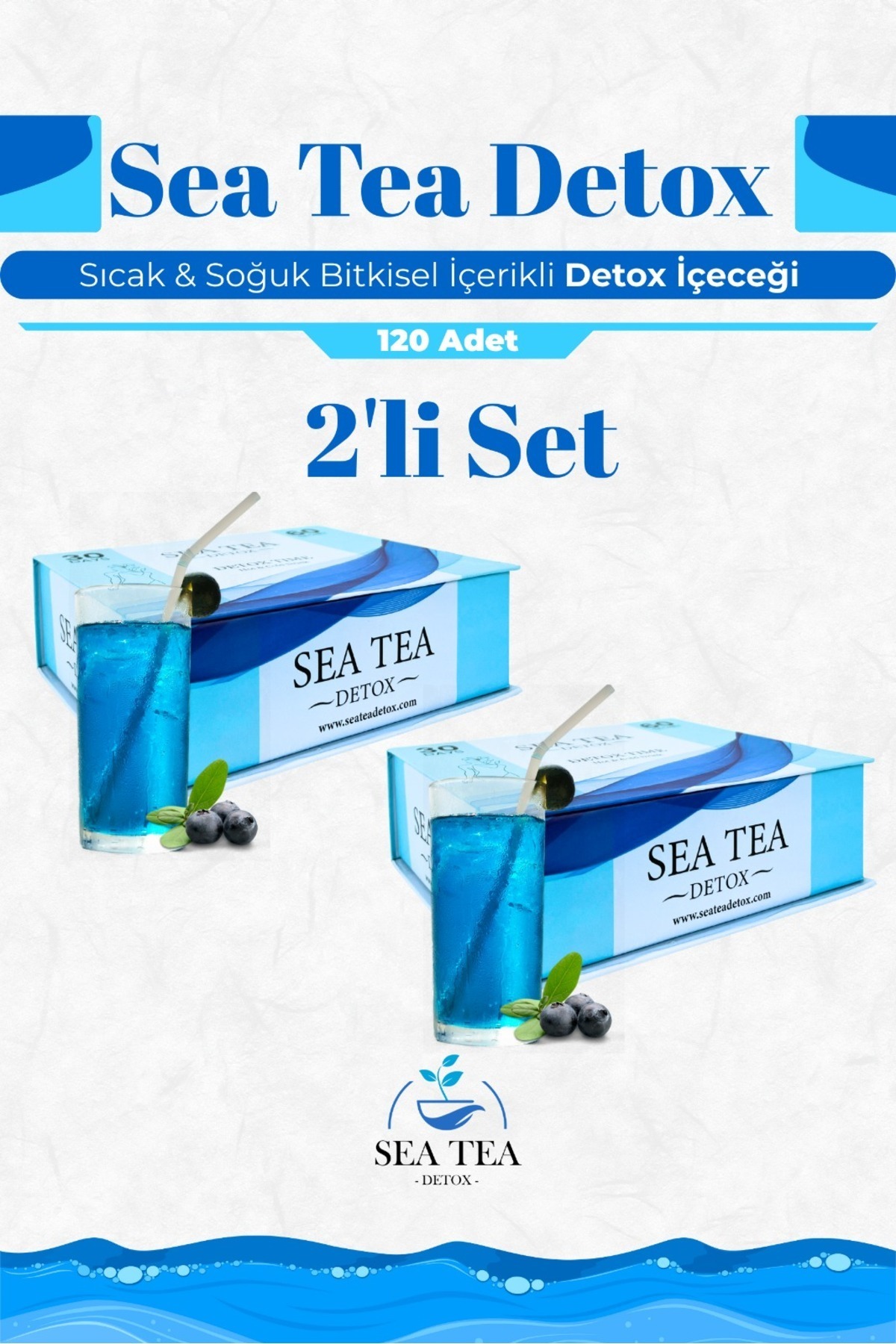 sea tea detox Çayı 2'li Set