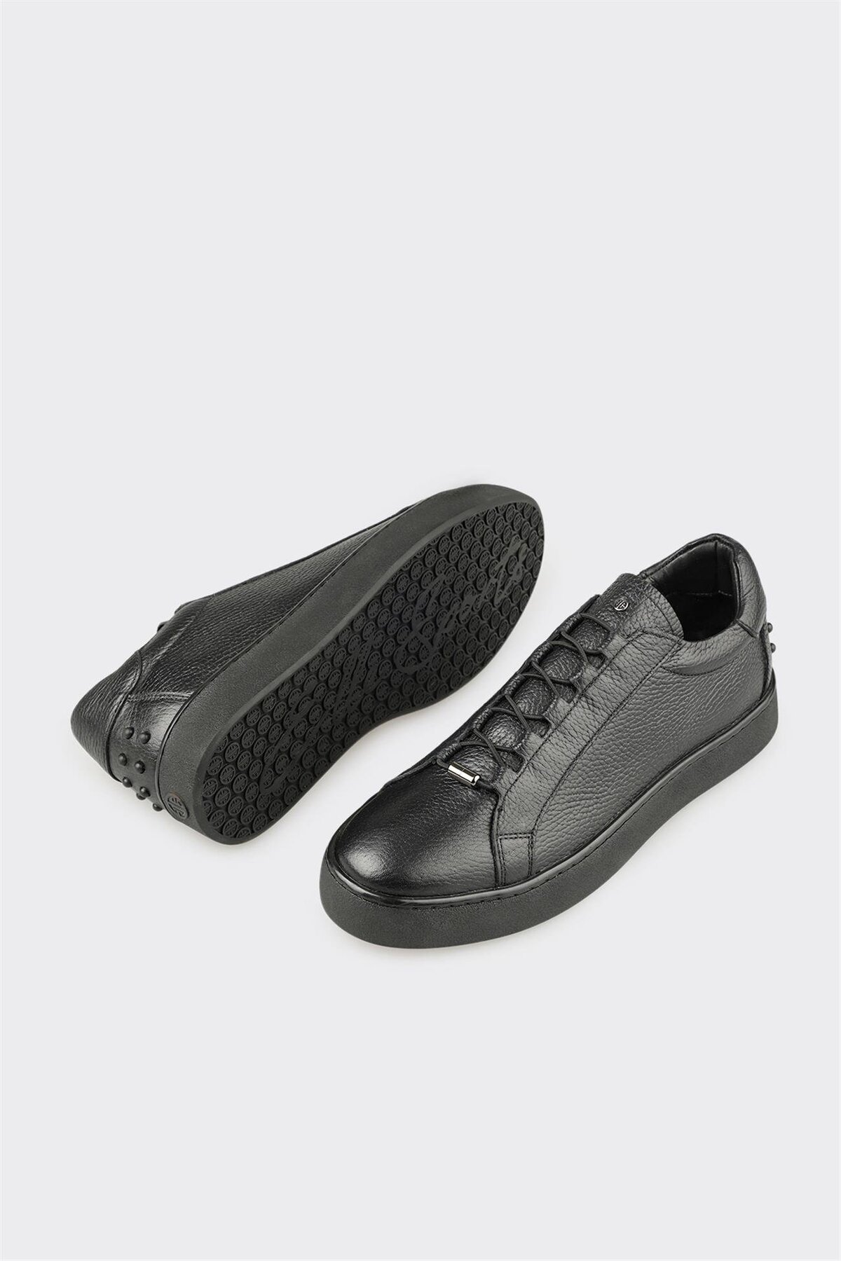 Elle Shoes Siyah Deri Erkek Günlük Ayakkabı görsel 3