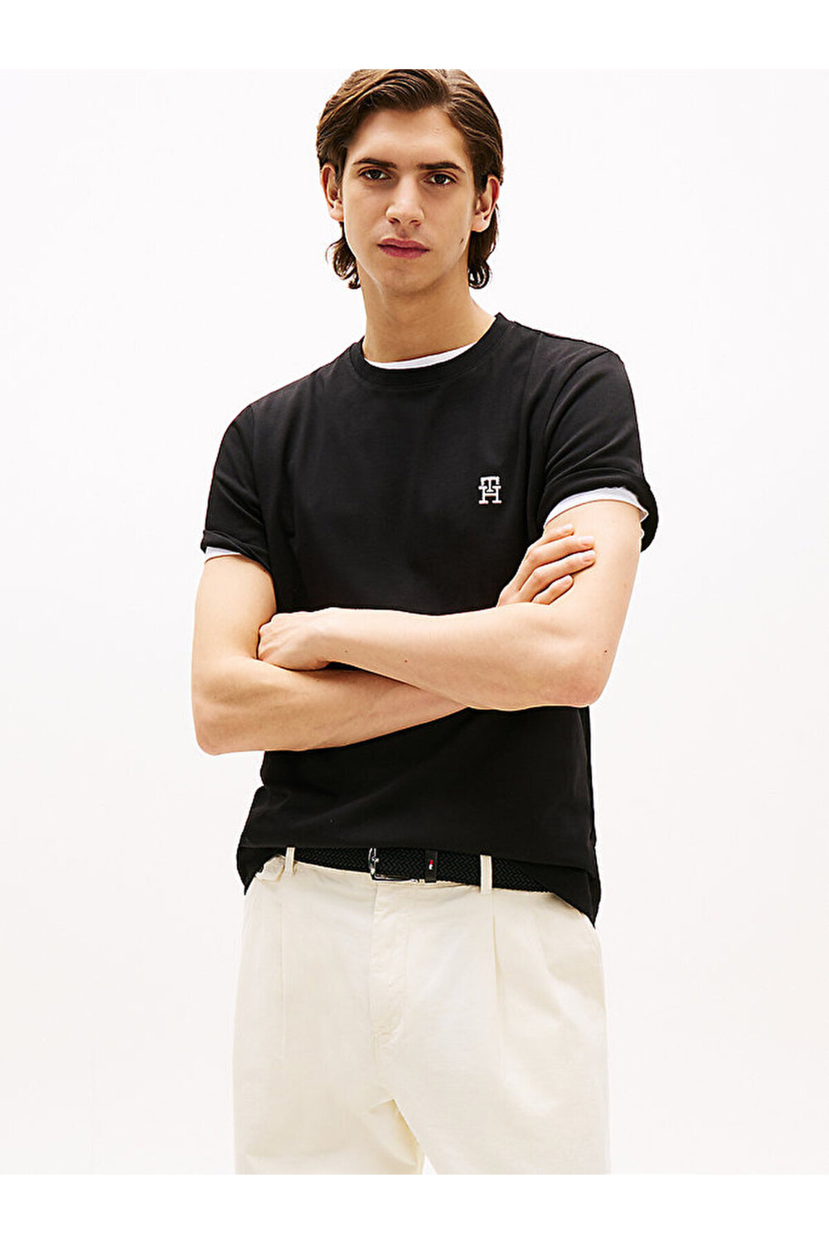 تامی هیلفیگر تی‌شرت طرح مونوگرام مردانه