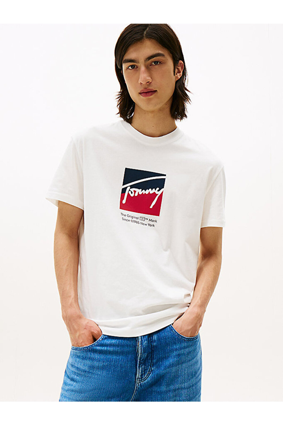 تامی هیلفیگر تی‌شرت مردانه طرح tjm معمولی