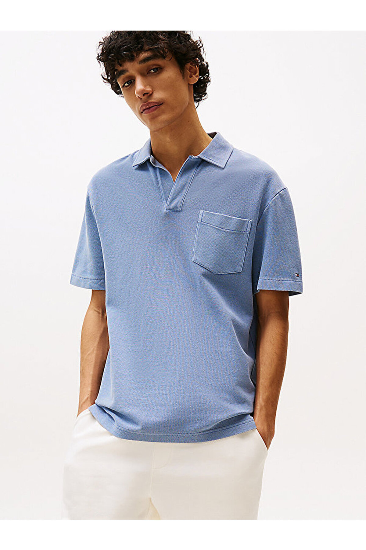 تامی هیلفیگر تی‌شرت پولو مردانه طرح gmd riviera کلاسیک