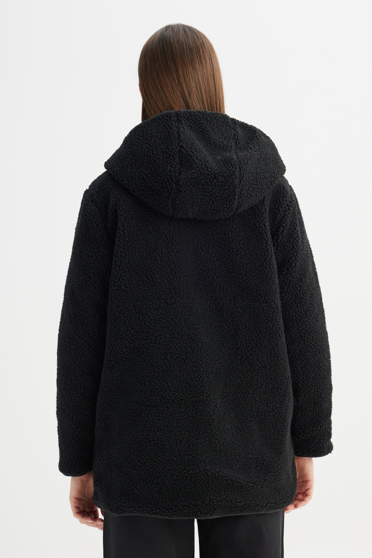 Wrangler  Regular Fit Normal Kesim Kapüşonlu Siyah Kapitoneli Mont - Görsel 5