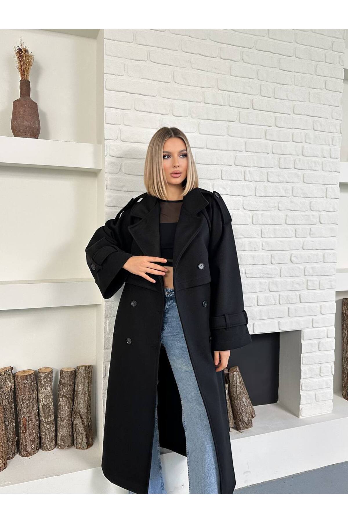 Genel Markalar Kaşe trençkot