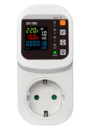 JIUJI Kaçak Akım Voltaj ve Akım Korumalı Akıllı Priz 16A WiFi Akıllı Priz