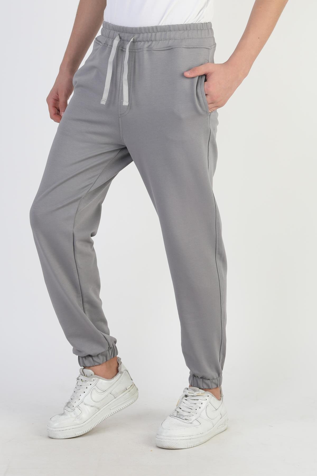 Boys' Combed Cotton Sweatpants with Daily and School Pockets