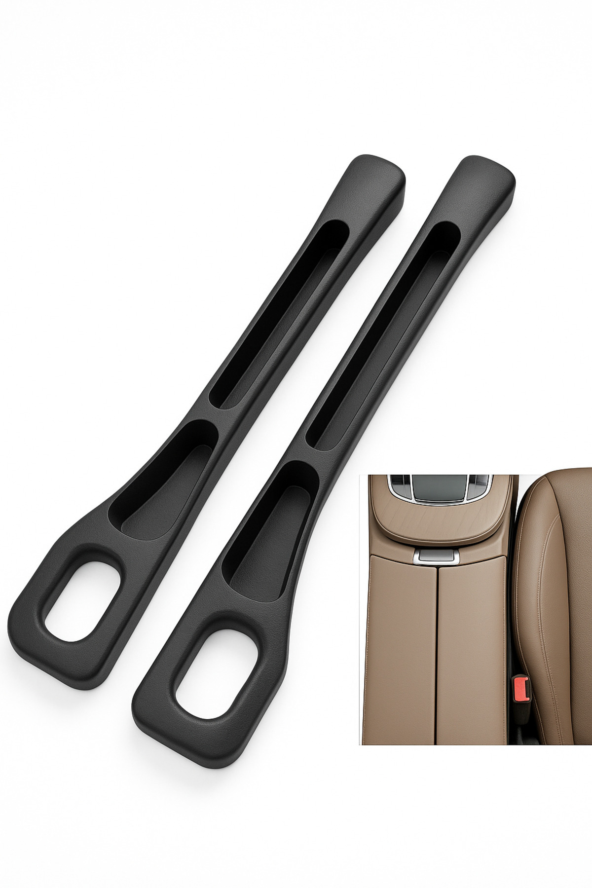 Üsküdar İletişim Araba Koltuğu Yanı Silikon Eşya Düşme Önleyici Aparat – 2’li Set