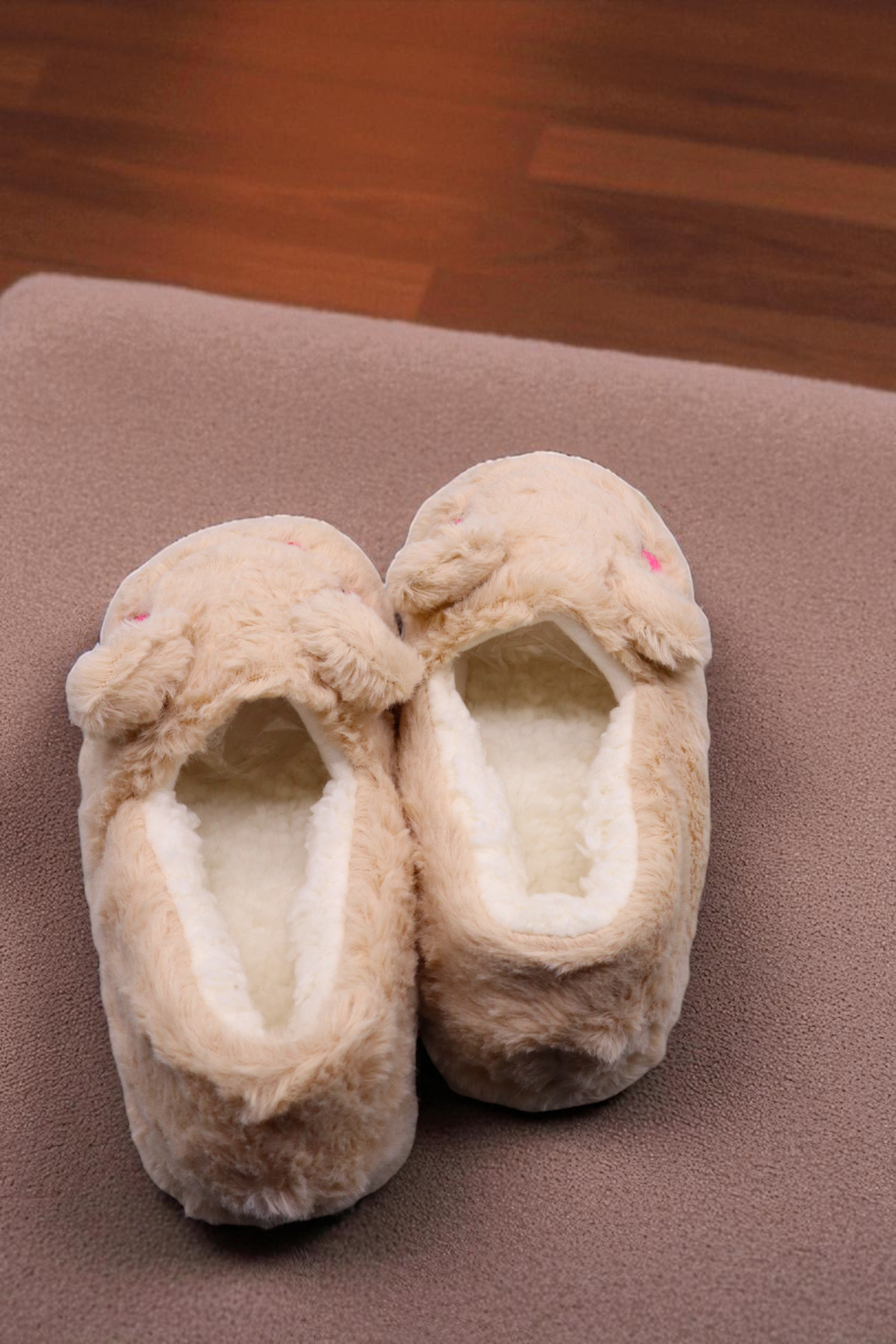 HFKY Unisex Kurbağa Model Panduf. İçi Tüylü Panduf. görsel 6