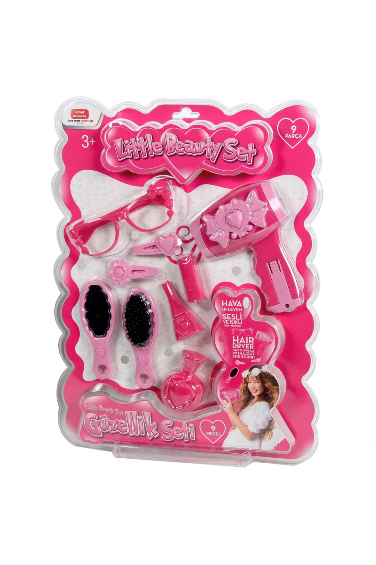 NW NessiWorld Fön Makineli Kartela Güzellik Seti 9 Parça