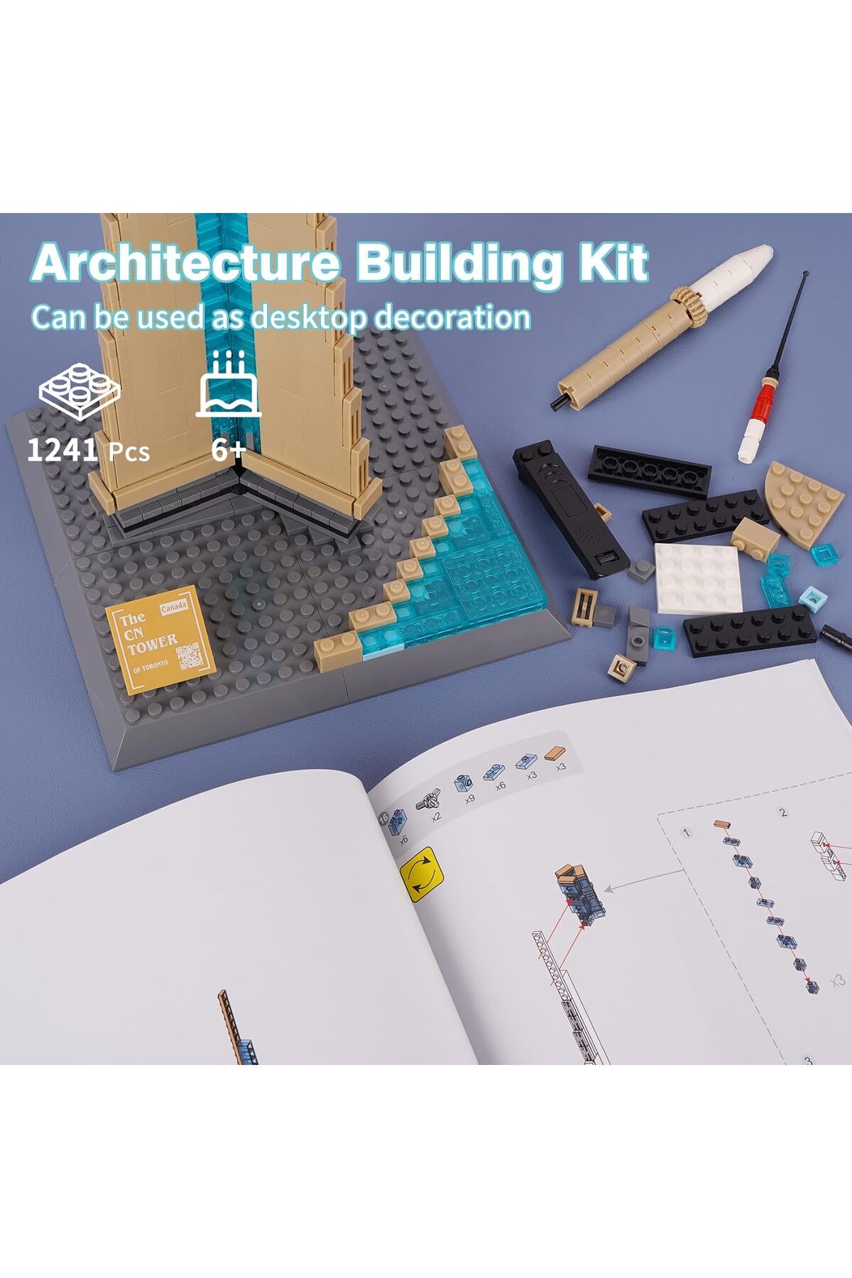 مجموعه بلوک‌های معماری برج جهانی سی‌ان، بلوک‌های ساختمانی، کیت ساختمانی