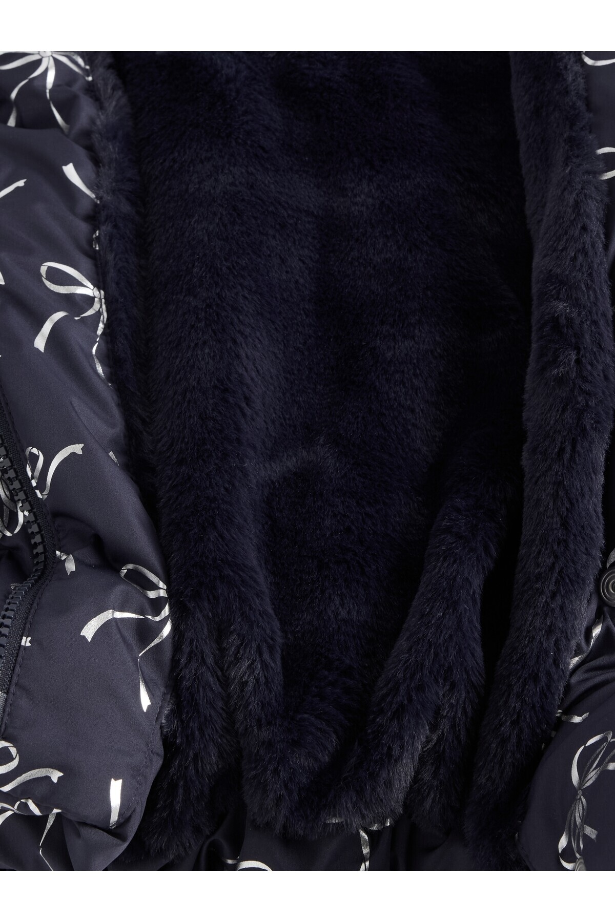 GAP Kız Bebek Lacivert Cozy Puffer Şişme Mont fotoğrafı 2 (önizleme)