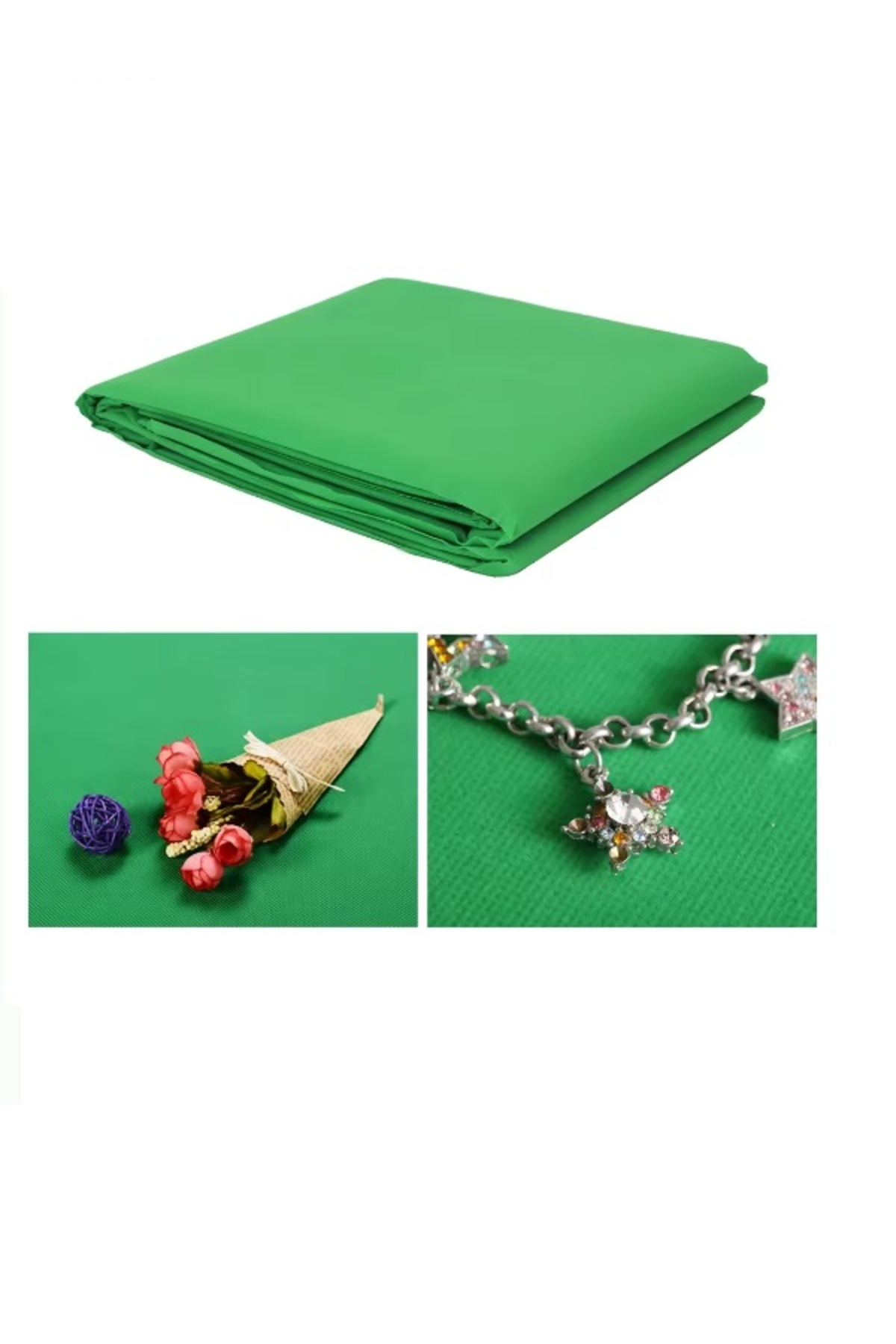 160X200 Cmchromakey Green Screen Greenbox Yeşil Fon Perde Background Backdrop