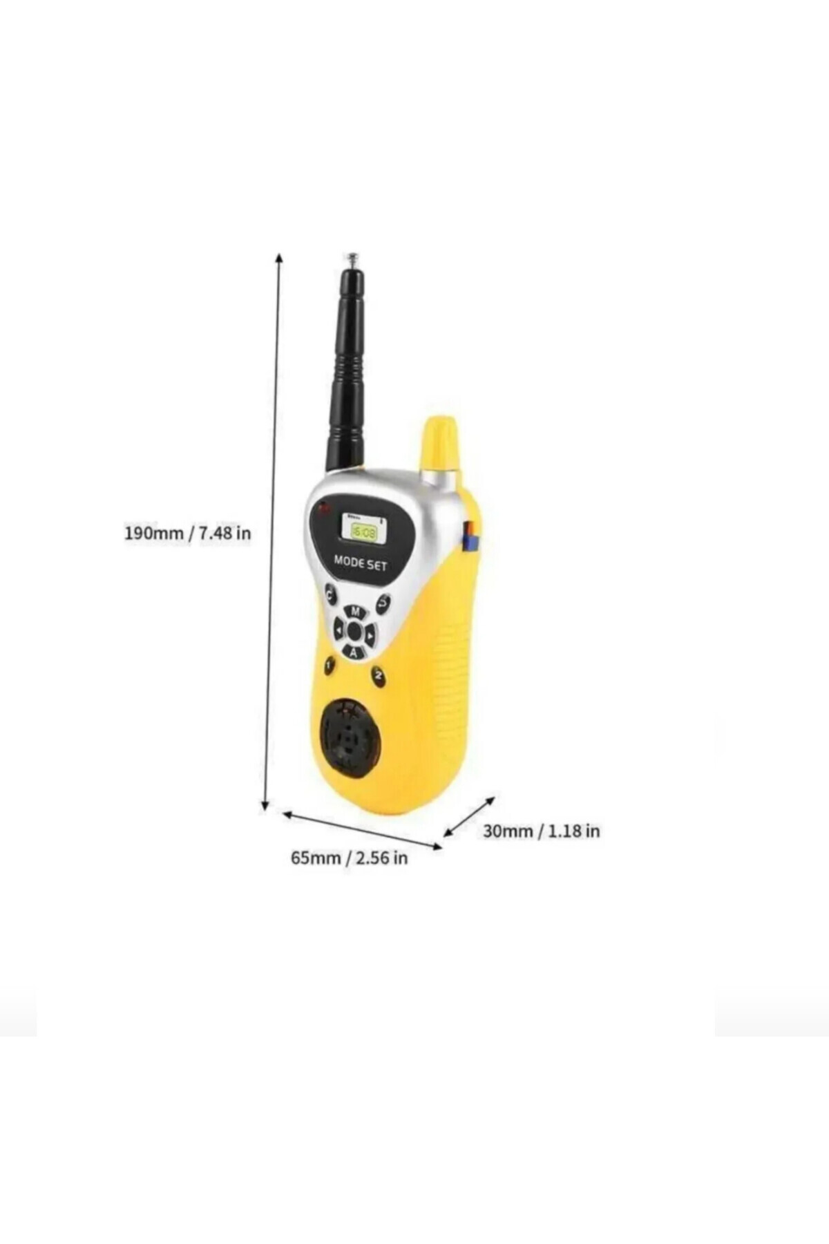 abnturk Ambalaj Boyutu 29*21cm Telsiz Pilli Yerli Üretim 1. Sınıf Malzeme Pille Çalışan Telsiz Süper Ürün fotoğrafı 3 (önizleme)