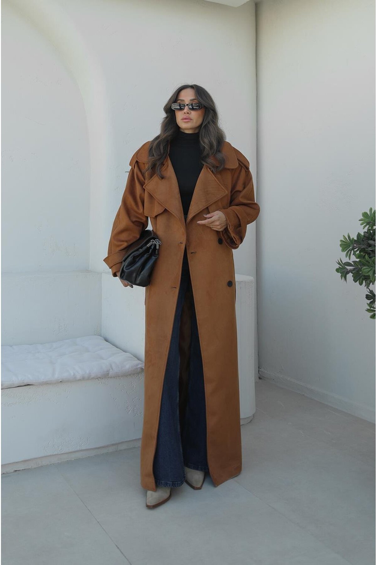 Havoş Темно-сині джинси з широкими штанинами