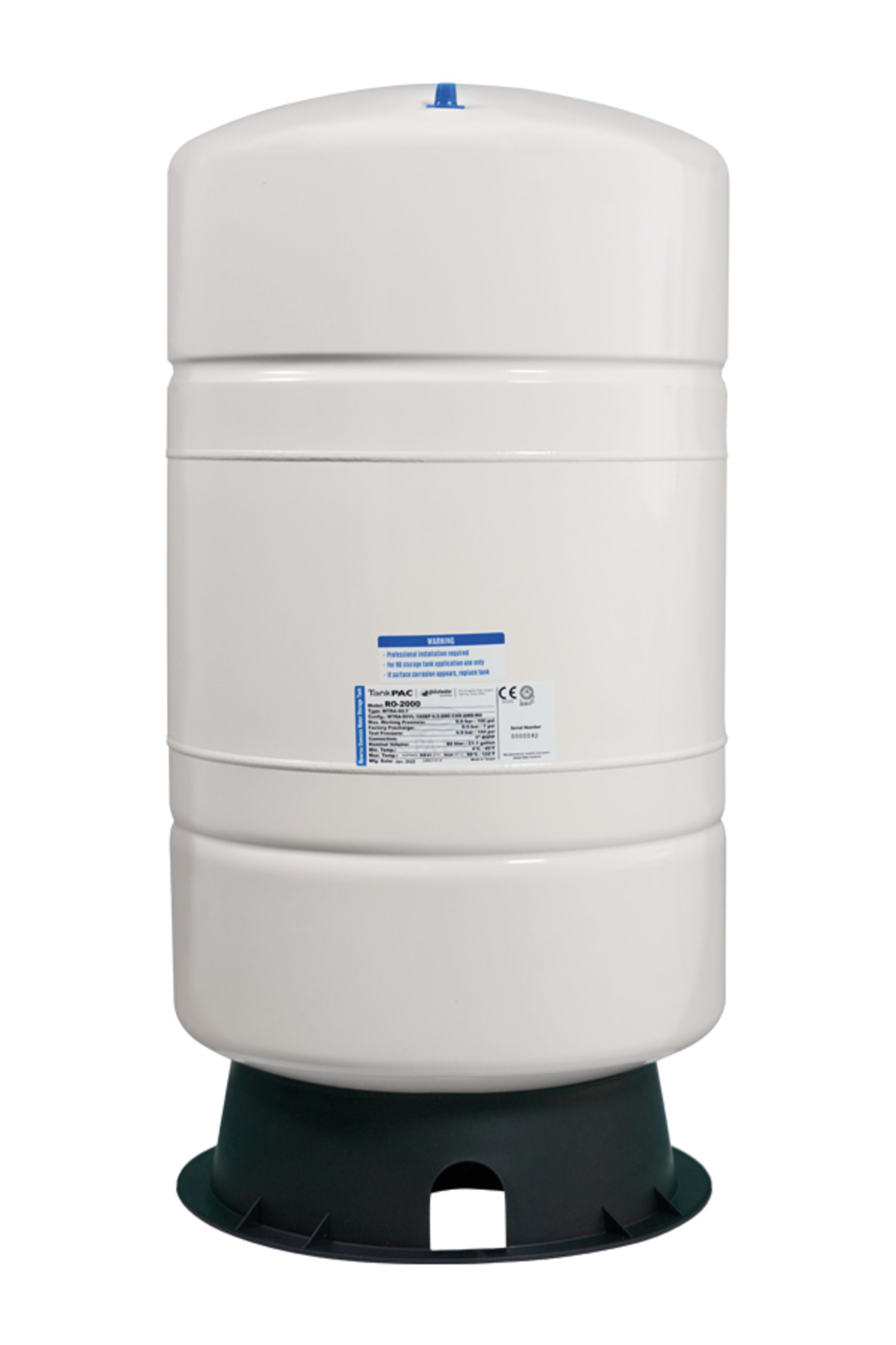 watalina PAE RO-2000 20 Galon (80 Litre) Ters Ozmoz Su Depolama Tankı – Endüstriyel Kapasiteli Basınçlı Tank