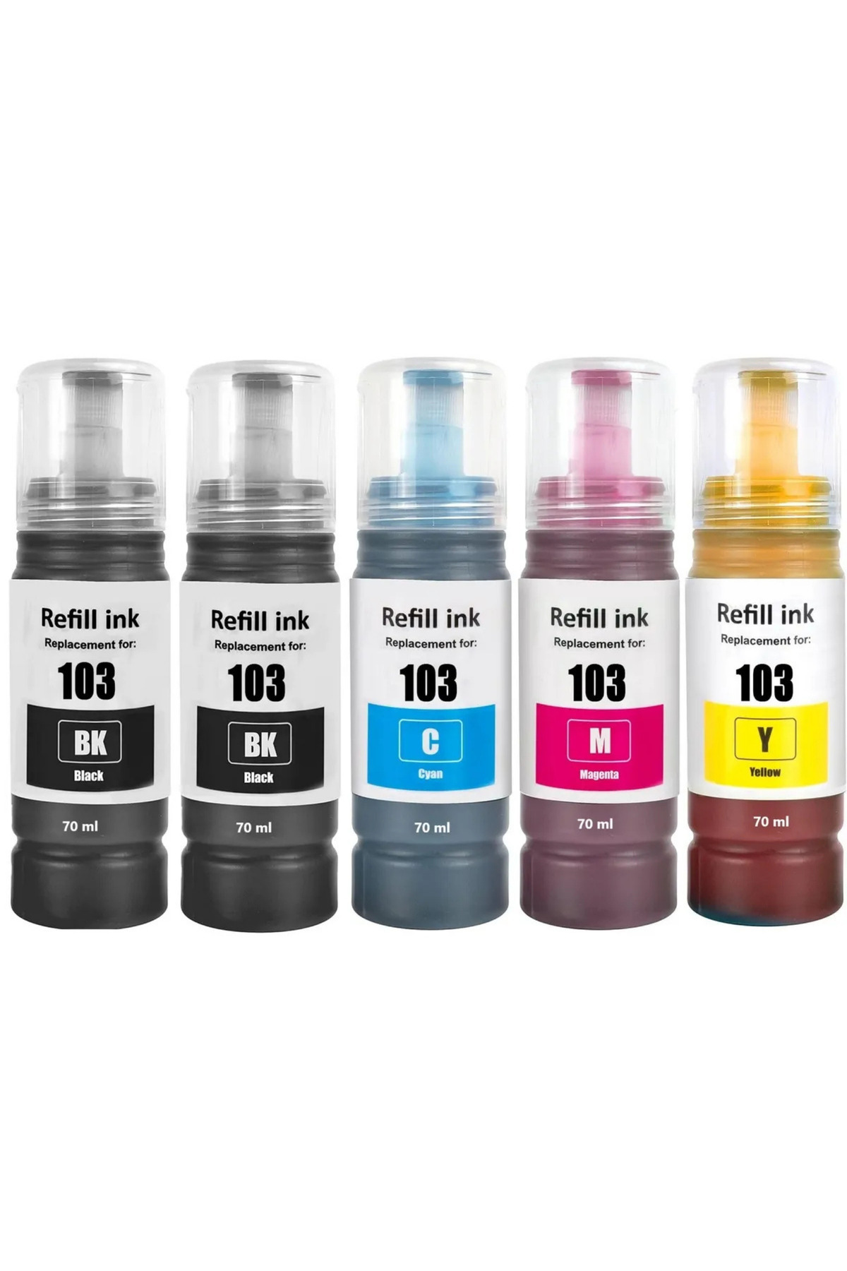 TecHarbor Epson 2 Siyahlı 103 Mürekkep l1210-l1250-l3210-l3211-l3250-l3251-l3256-l3260-l5290-l5296 103 Uyumlu