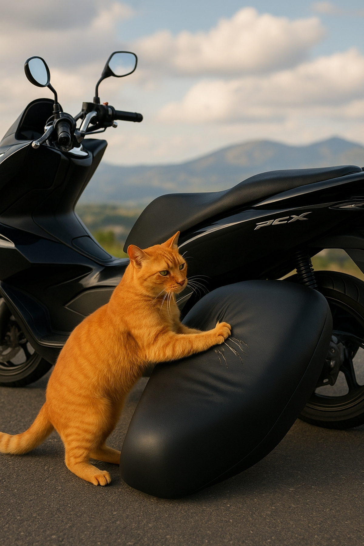 Motobros Honda DİO Uyumlu Deri Koltuk Sele Kılıfı – Su Geçirmez, Kaymaz, Koruyucu Motor Sele Kılıfı fotoğrafı 4 (önizleme)