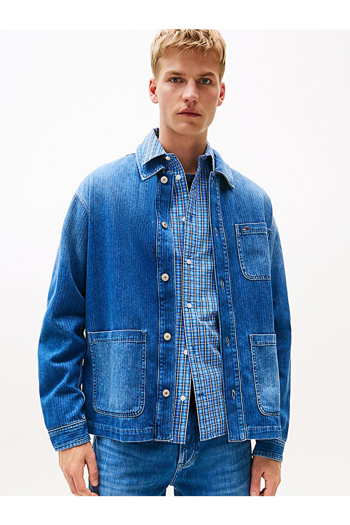 تامی هیلفیگر ژاکت جین مردانه مدل Chore