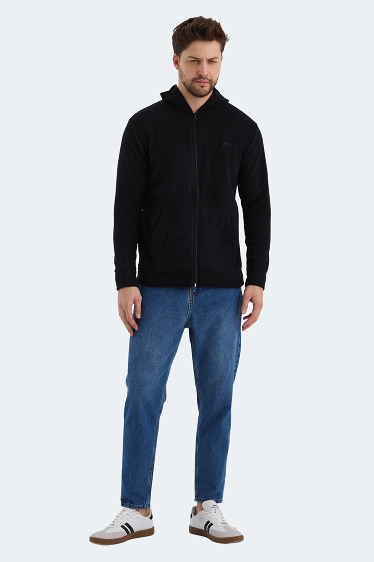 Slazenger SAMSON 2 li set Erkek Siyah - Lacivert Sweatshirt görsel 7