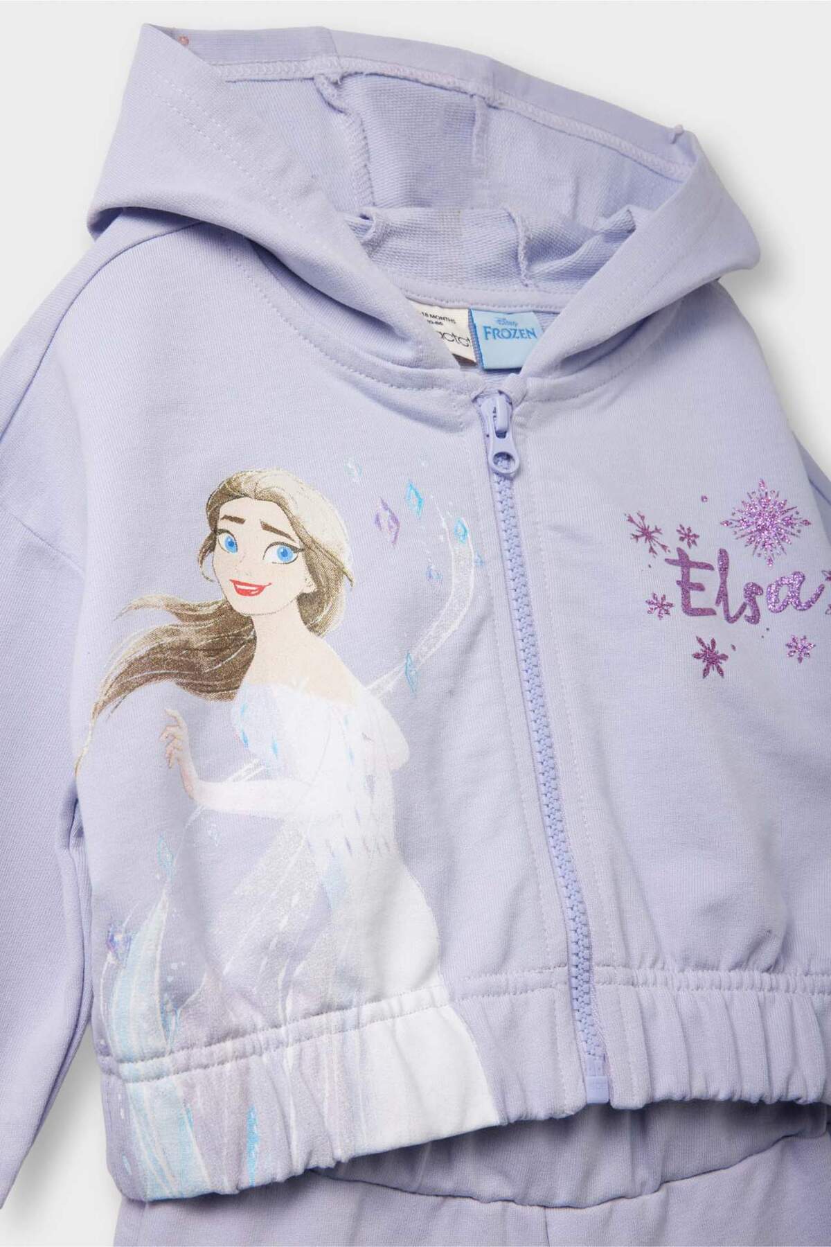 DeFacto Baby Girl Frozen 2-Piece Set Hooded Sweatshirt Sweatpants G1597A525Au