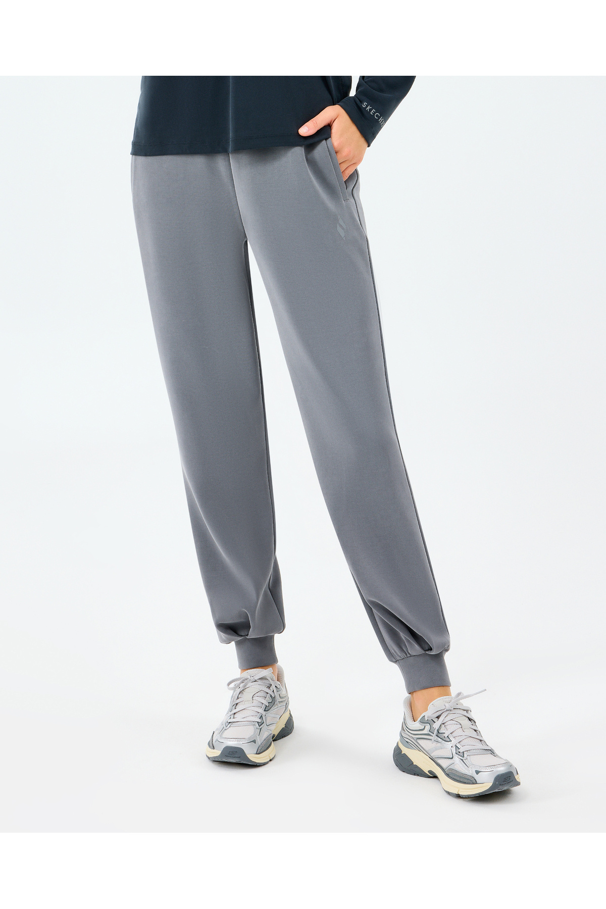 SKECHERS W Lounge Jogger Sweatpant Kadın Gri Eşofman Altı S2510056-1767