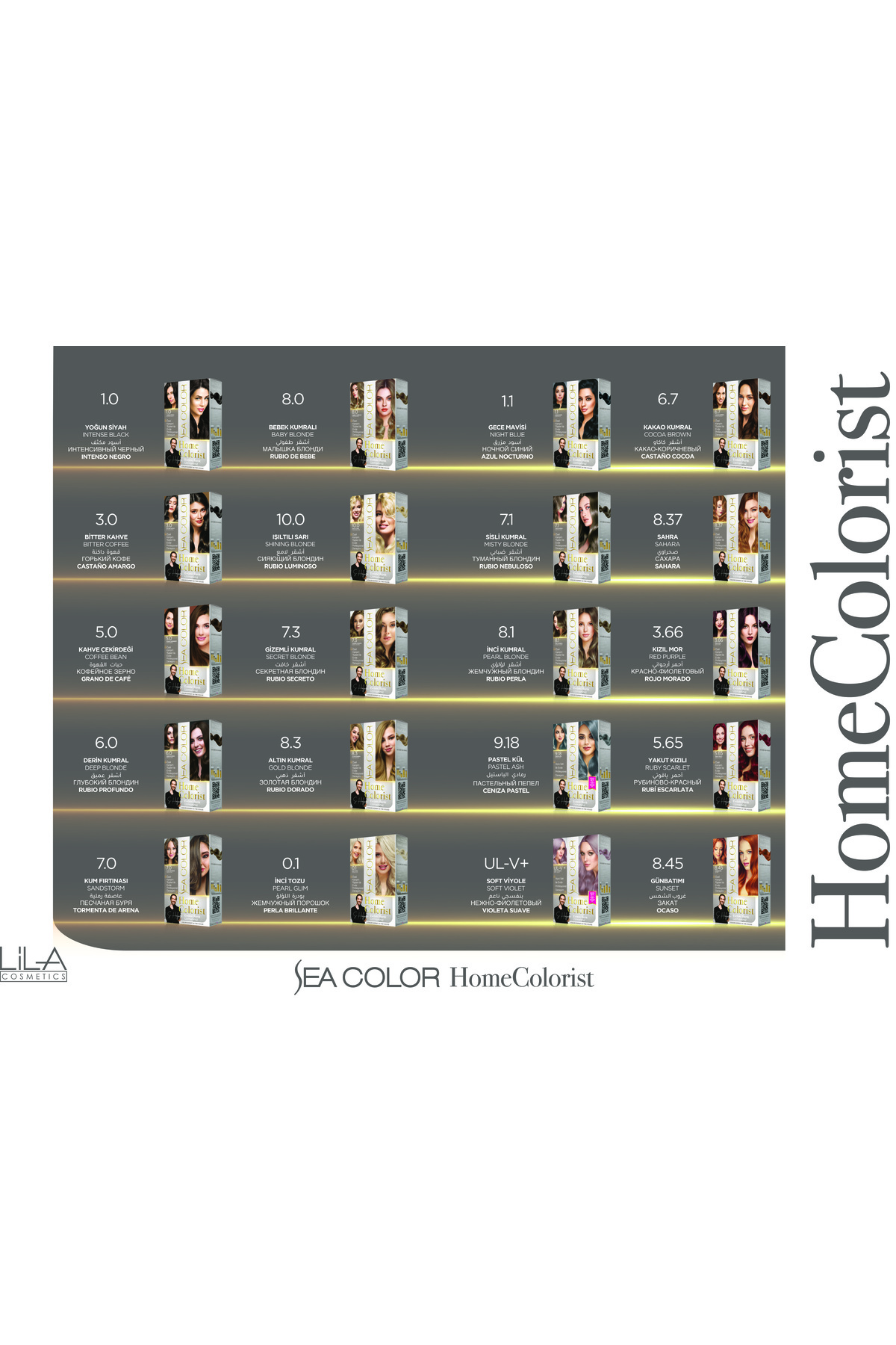 Home Colorist Set Saç Boyası 8.37 Sahra — زرد 152.04SH.017 — تصویر 4 از 5